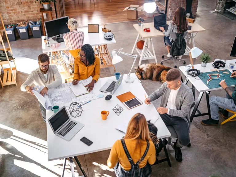 Effective use of office floor plan during COVID-19