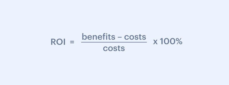 return on investment calculation formula